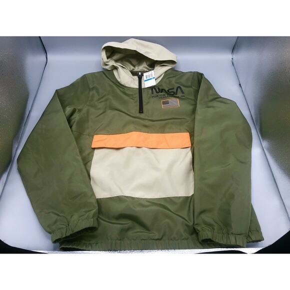 NASA Hybrid Apparel JEM Youth Kids Size XL Lightweight Humankind Windbreaker - Picture 6 of 9